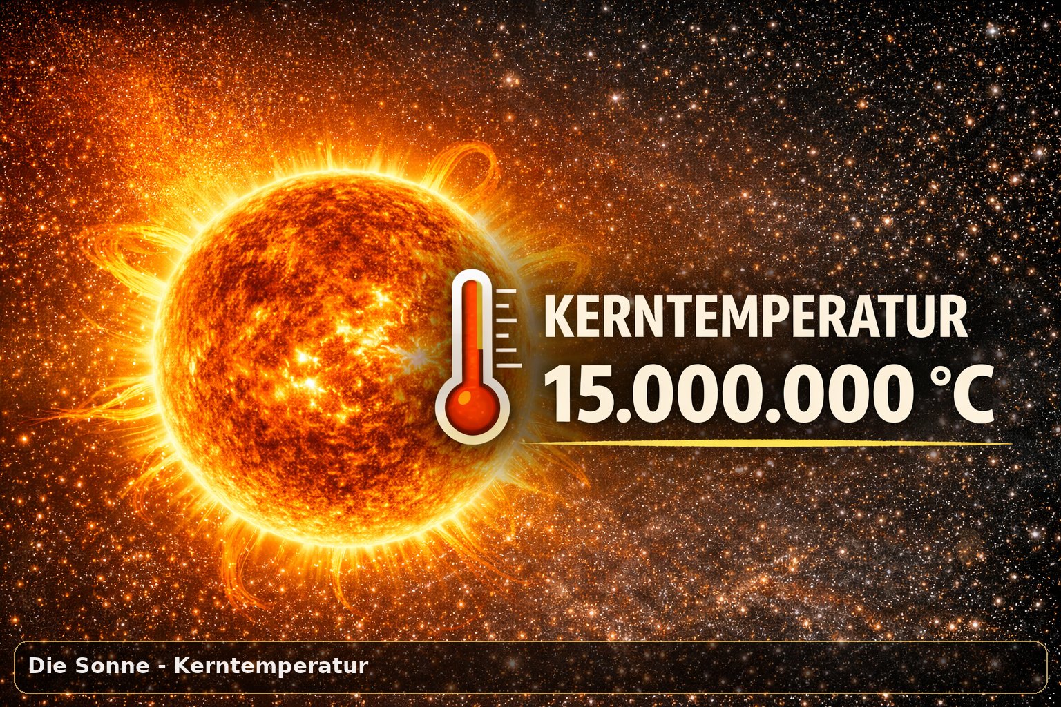 Die Temperatur der Sonne